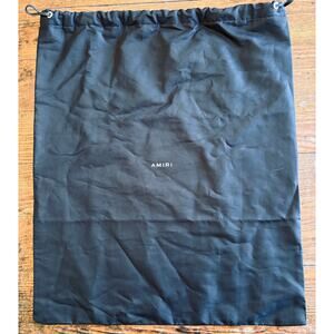 Amiri Black Logo Adjustable Dust Bag